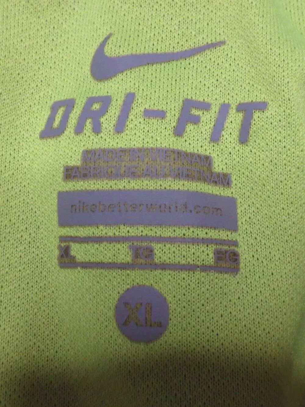 NIKE womens SHORTS black DRI-FIT neon WORKOUT drawstring RUNNING yoga SIZE XL